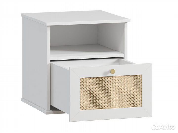 Тумба прикроватная Алвис-2 White