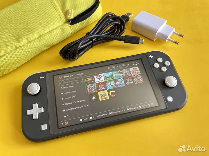 Nintendo Switch Lite прошита чип +игры 128GB