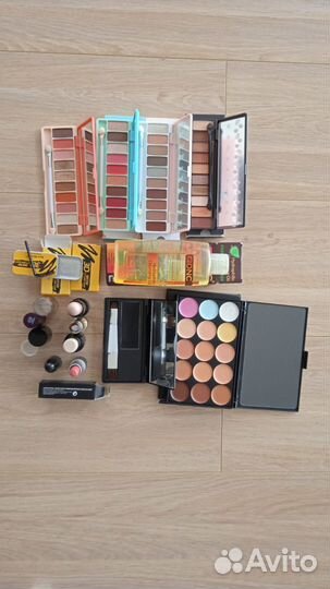 Косметика тени, помады, хайлайтеры, для бровей