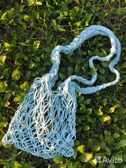 Сумка в технике макраме