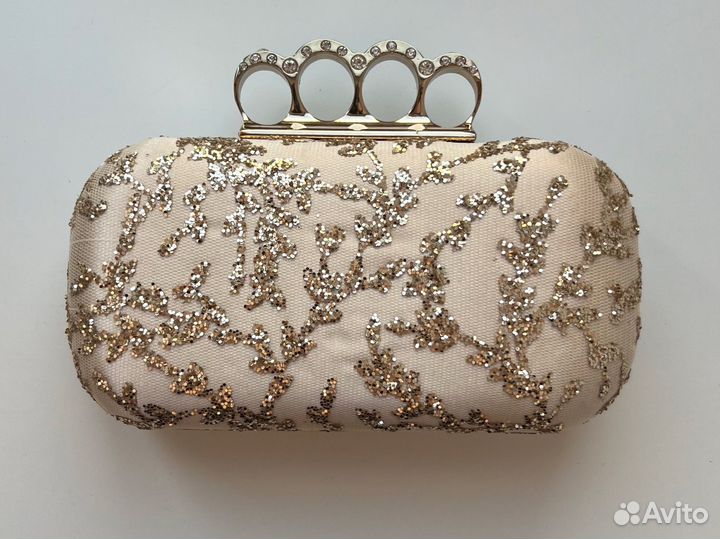 Клатч вечерняя сумка в стиле alexander mcqueen