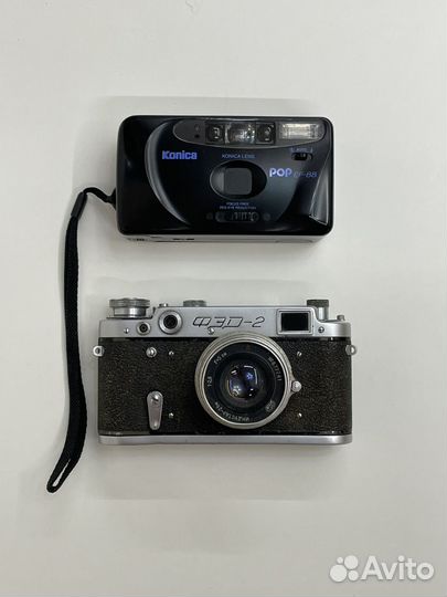 Пленочный фотоаппарат СССР фэд-2, Konica,Casio