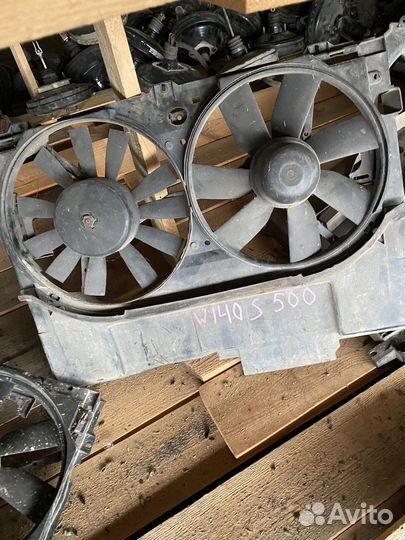 Мерседес S classe W140 вентиляторы кондиционера