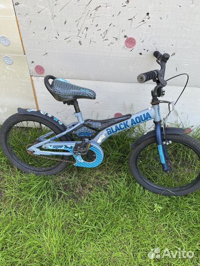 Велосипед детский black aqua
