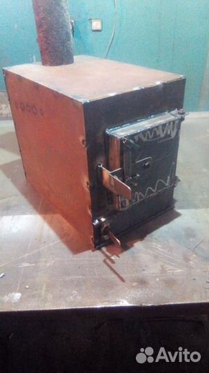 Печка на дровах для гаража