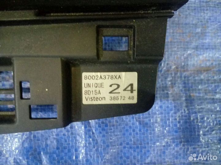 Mitsubishi lancer X (10) панель магнитолы