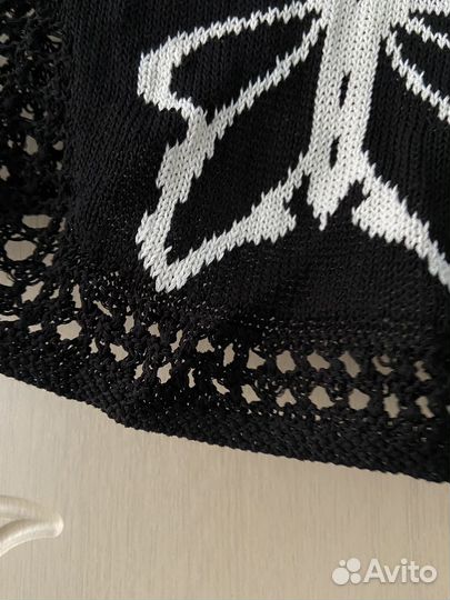 Кофта в сетку y2k