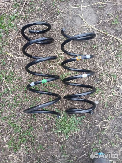 Пружины задние на renault duster