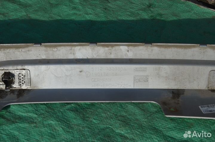 Юбка заднего бампера BMW X1 E84