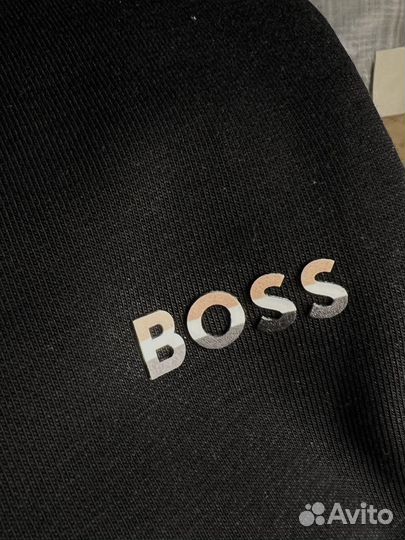 Свитшот мужской черный Hugo Boss