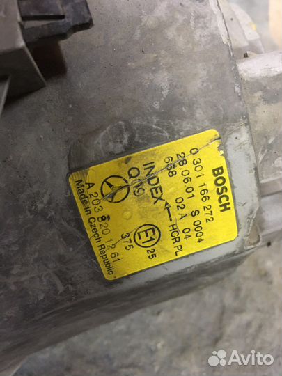 Фары Мерседес w203. Ксенон