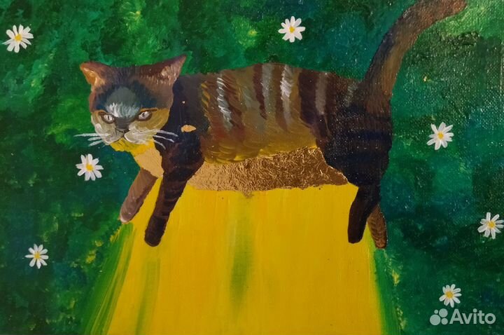 Картина Светящийся Кот