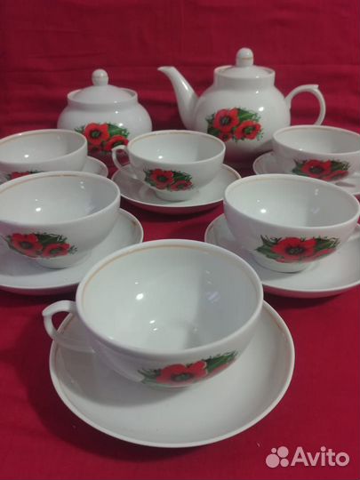 Чайный сервиз Дулево СССР