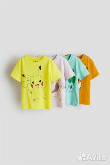 Футболка с покемоном H&M для мальчика 98 104
