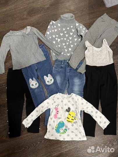 Одежда для девочки пакетом на 3-4 года
