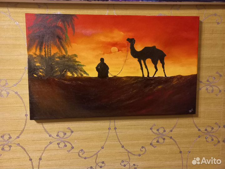 Картина маслом холст