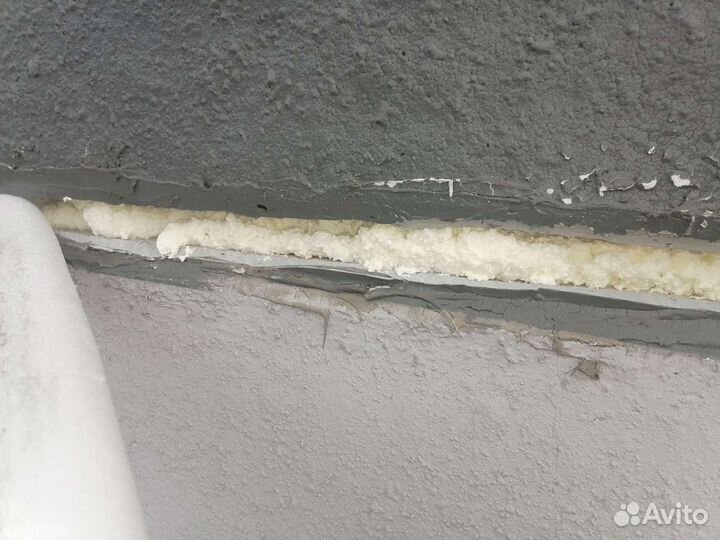 Утепление квартиры, ремонт межпанельных швов/мойка