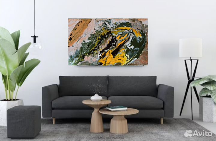 Интерьерная картина абстракция холст