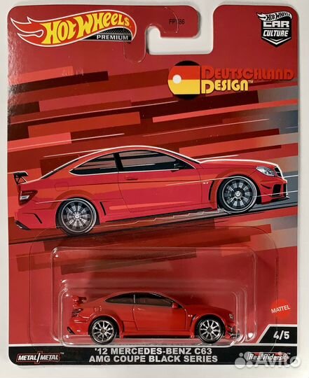 Hot Wheels Premium 12 Mercedes-Benz C 63 AMG Coupe