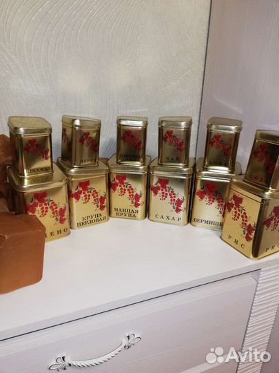 Жестяные банки СССР новые