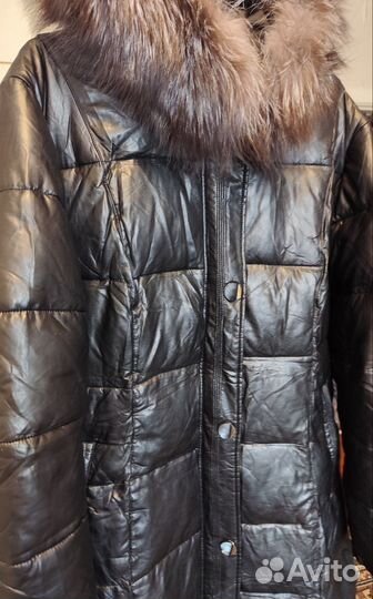 Пуховик зимний женский 56 58 размер