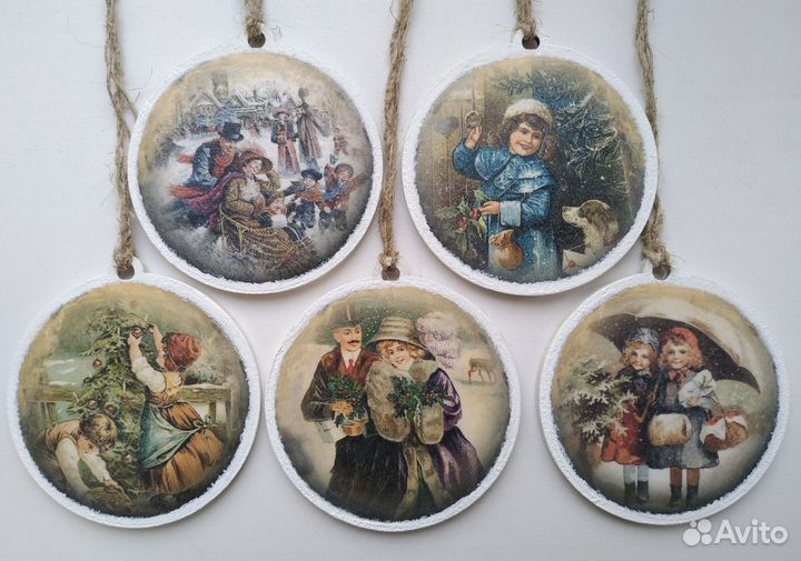 Елочные игрушки (фанера)