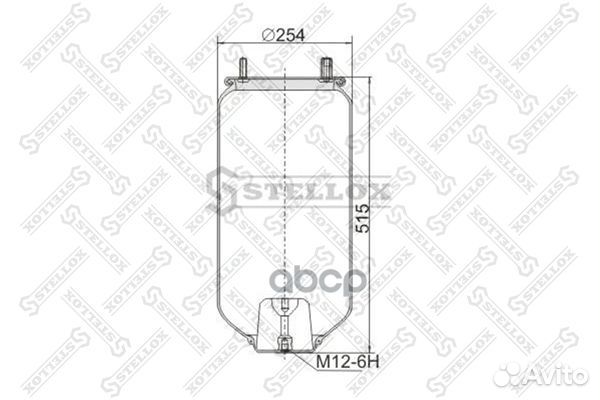 Пневмоподушки подвескиstellox 90-41590-SX Stellox