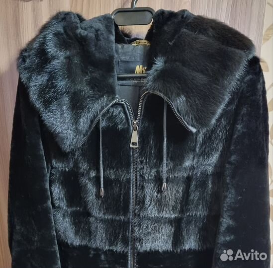 Шуба мутоновая с норкой 46 48