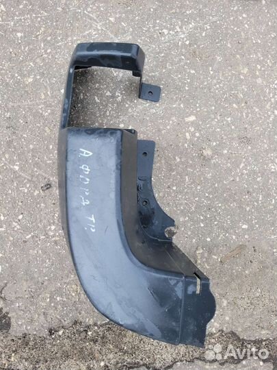 Накладка заднего бампера левая ford transit