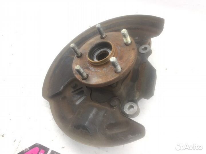 Кулак передний, ступица, цапфа передний левый