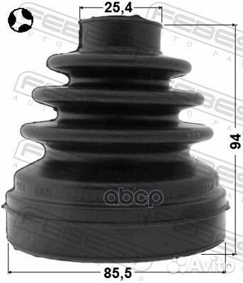 Пыльник шруса внутренний (85.5x94x25.4) 2915-DI