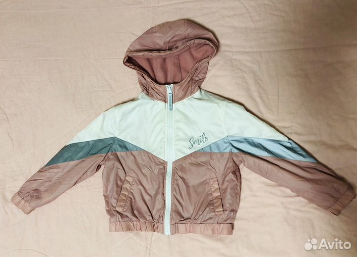Ветровка на флисе для девочки 116