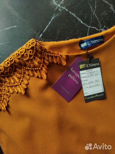 Платье дизайнерское, новое, 46 р-р