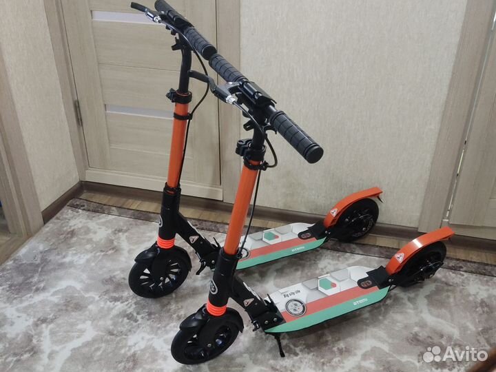 Самокат с дисковым тормозом