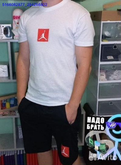 Спортивный костюм футболка + шорты (Арт.20839)