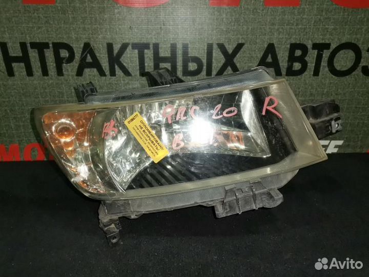 Фара правая Тойота биби QNC21 B1-1 А777