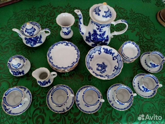 Сервиз чайный гжель новый