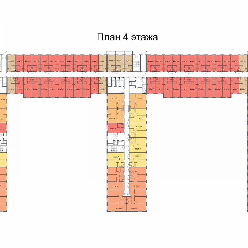 Апартаменты-студия, 21,9 м², 8/24 эт.