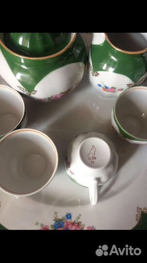 Кофейный сервиз,Дулево 1995 г»Воспоминание”