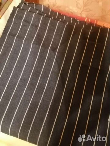 Отрез ткани лен