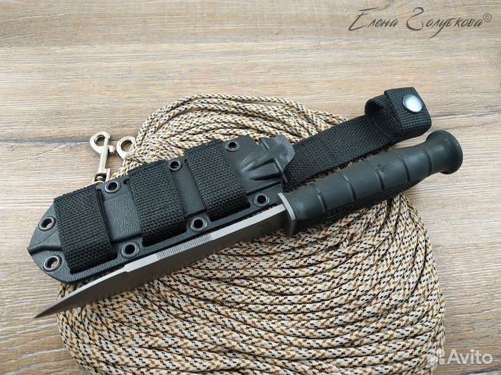 Нож Saro Нерпа сталь AUS6 ножны ABS 0388