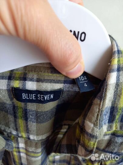 Рубашка на мальчика 104 фланель