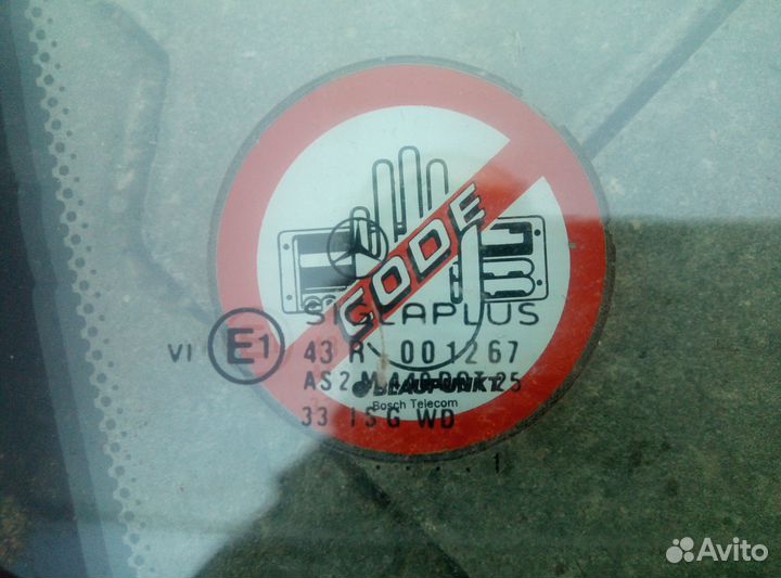 Mercedes S140 w140 (боковое двойное стекло)