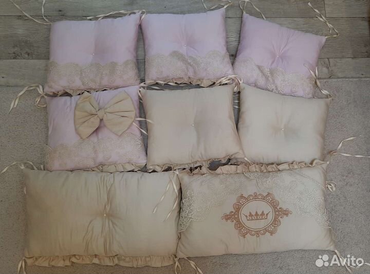 Бортики и балдахин в кроватку