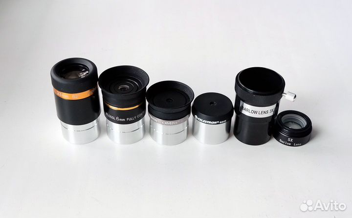 Окуляр 23 6 4 мм, линза Барлоу, диагональ