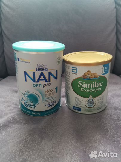Детское питание NAN и Similac и 0 месяцев