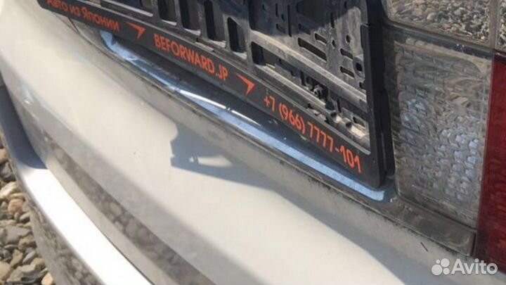 Планка нижняя молдинг задний toyota alphard 2002