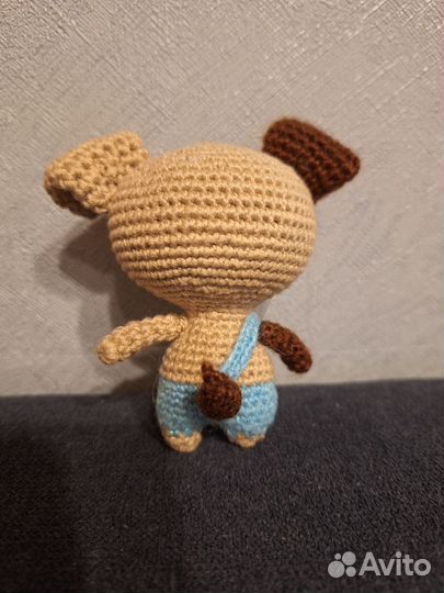 Вязаная игрушка Собачка