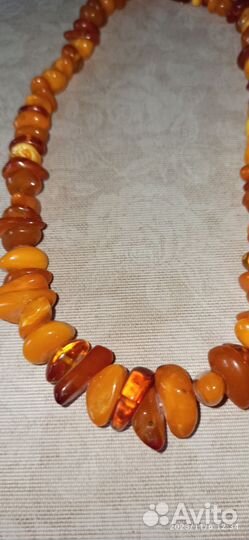Янтарные бусы СССР