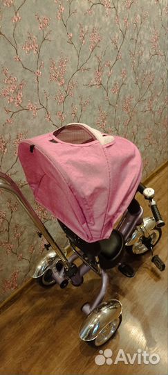 Велосипед с родительской ручкой